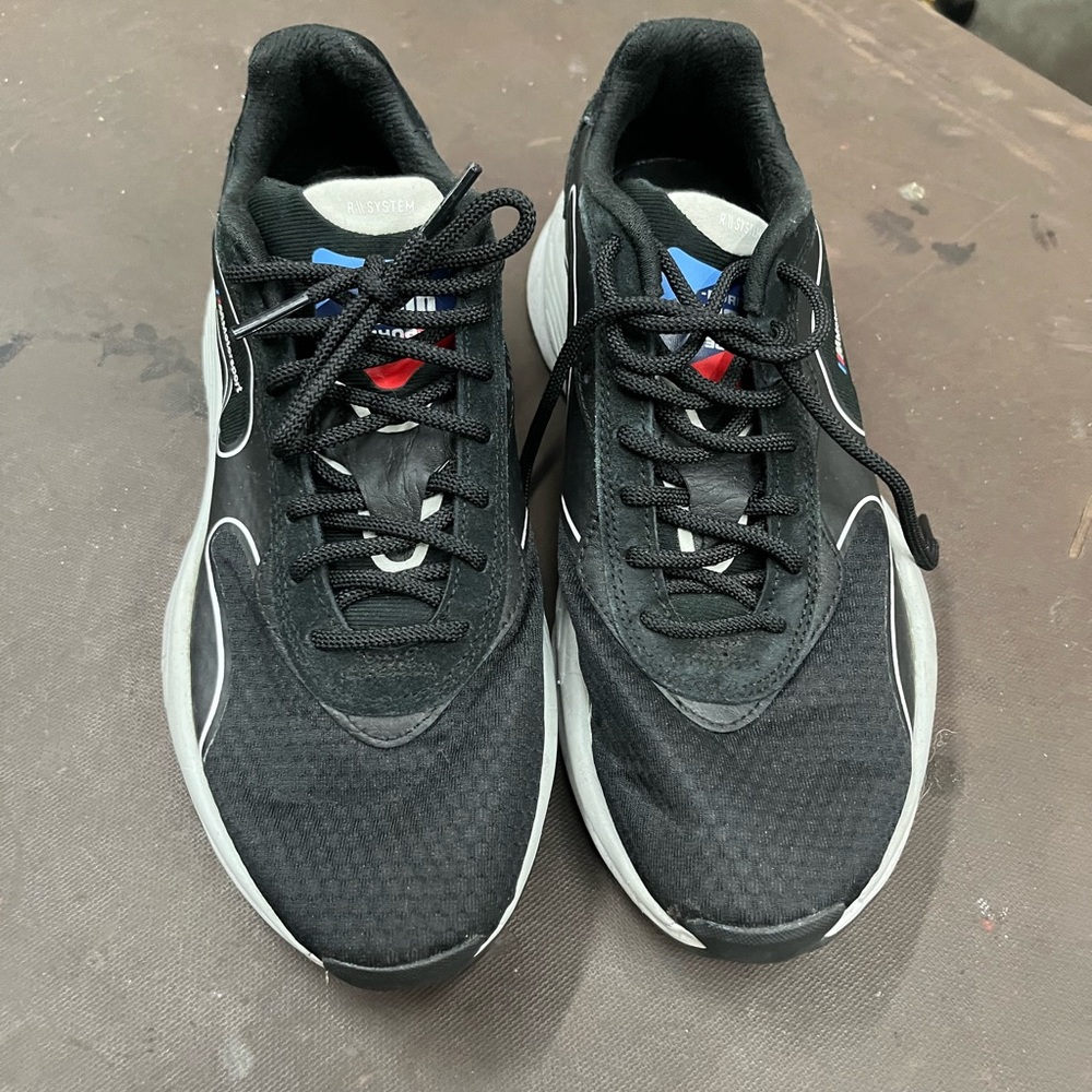 Puma x BMW Black and White Sneakers